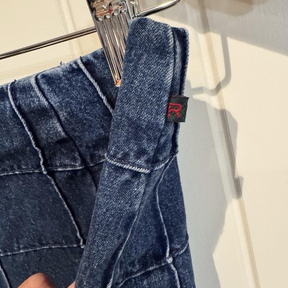 Ralph Lauren Denim Skirt Window Panel Design Women's 2 Vintage - Picture 3 of 14